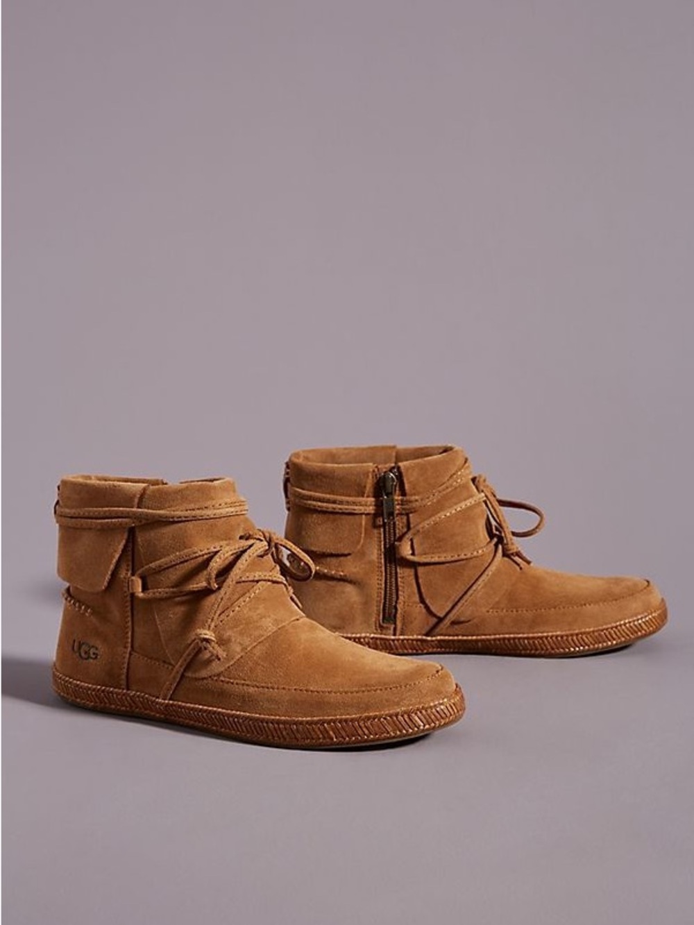 Ugg Reid moccasins boots 9 suede leather
